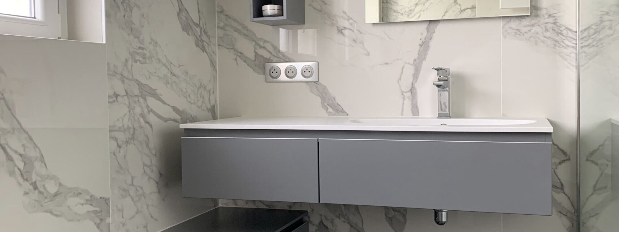 Cr&eacute;ation d’une salle de bain et WC &agrave; Zimmersheim Rixheim