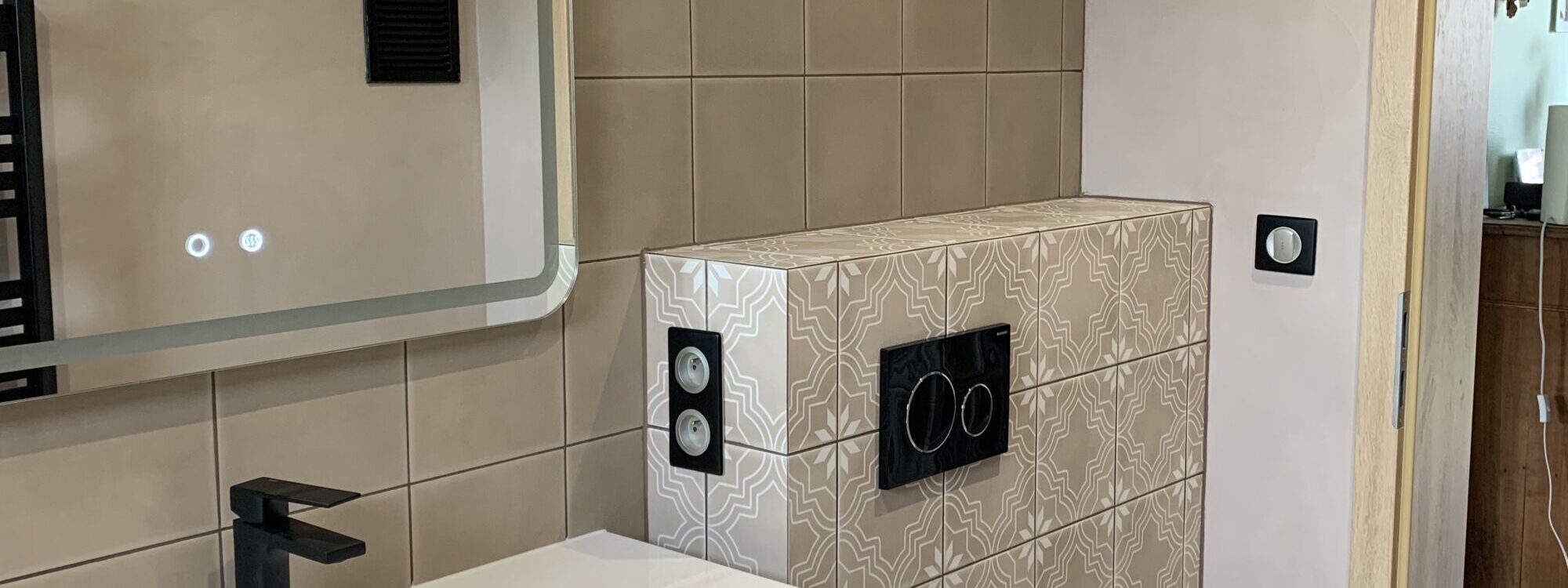 R&eacute;novation d’une salle de bain cl&eacute; en main &agrave; Hirtzbach Pfastatt