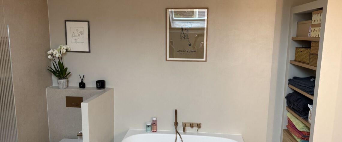 Installation de salle de bain, b&eacute;ton cir&eacute; et carrelage pr&egrave;s de Brunstatt-Didenheim et Hochstatt Mulhouse 0